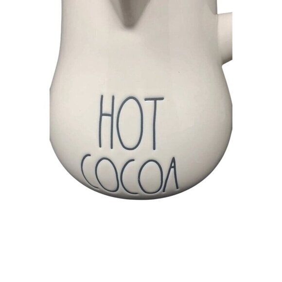 New RAE DUNN HOT COCOA Pot Pitcher Artisan Collection LL By Magenta Jug Ceramic - Picture 2 of 7